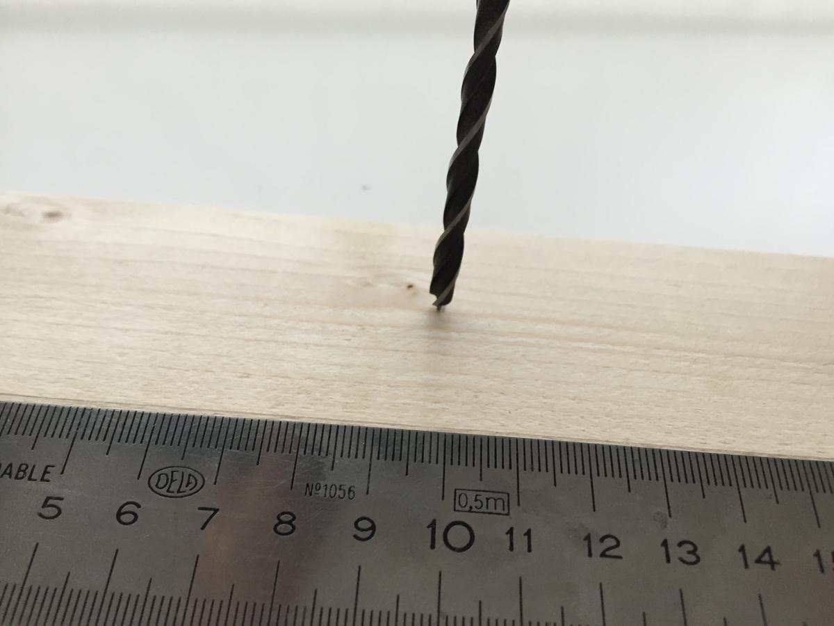 marcar y realizar agujeros