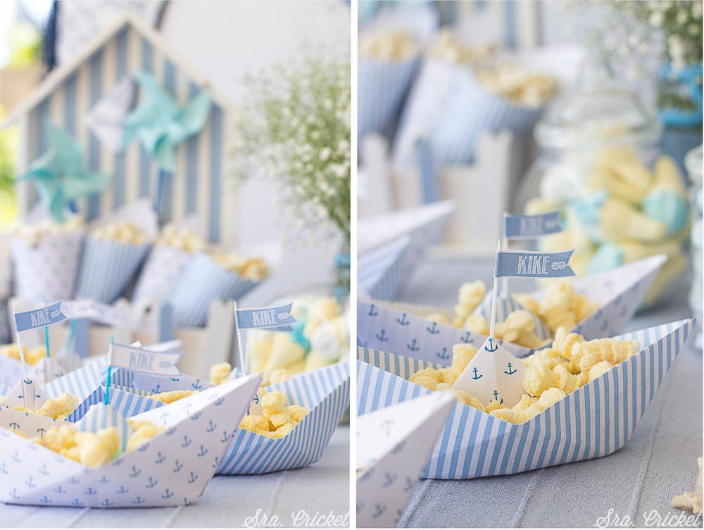 barcos de papel cumpleaños