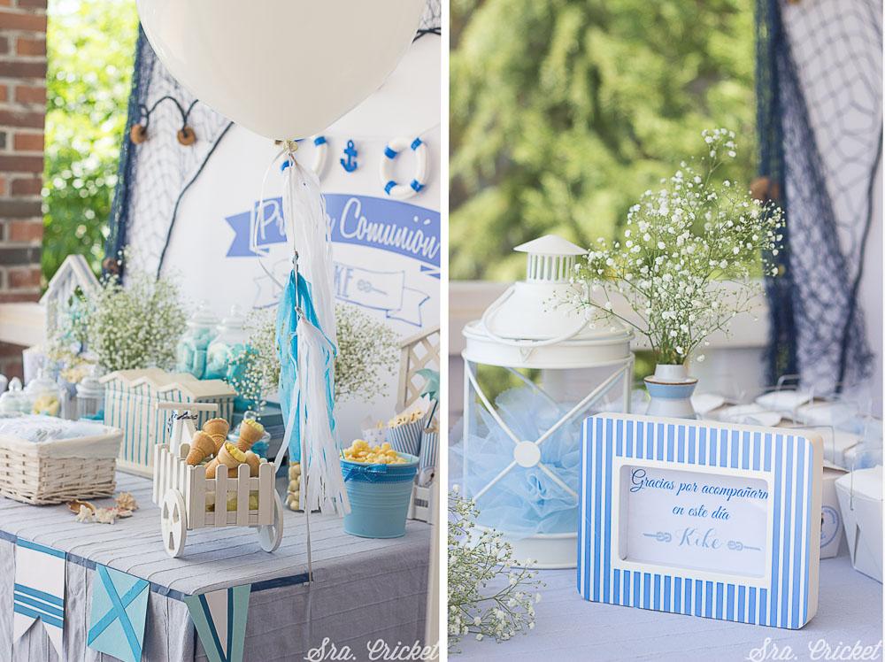decoración comunión de niño