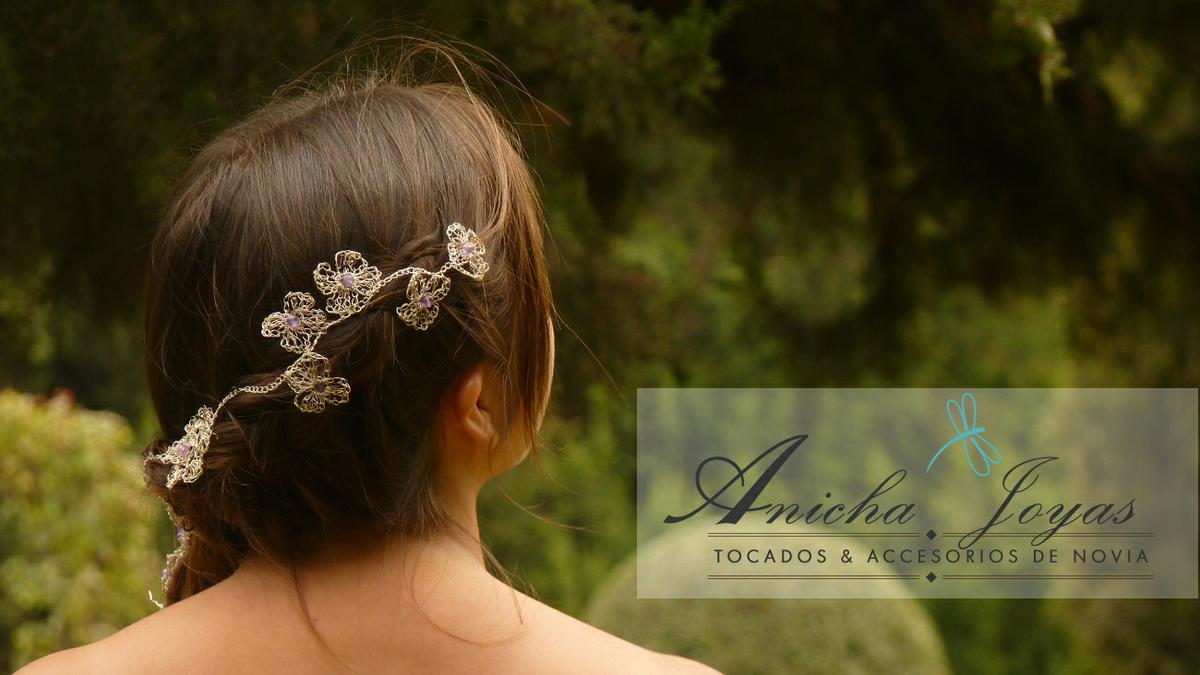 Tocado de novia Rayen