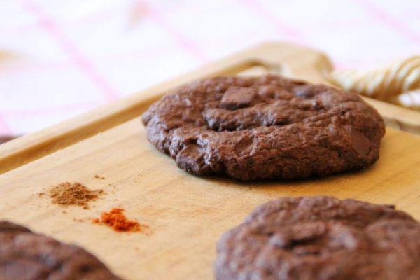 cookies de chocolate y chili