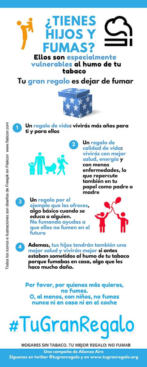 10 Tienes hijos y fumas Hazles un gran regalo