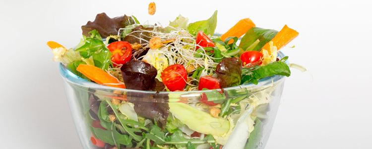 cenas ligeras bouquet de lechugas con vinagreta