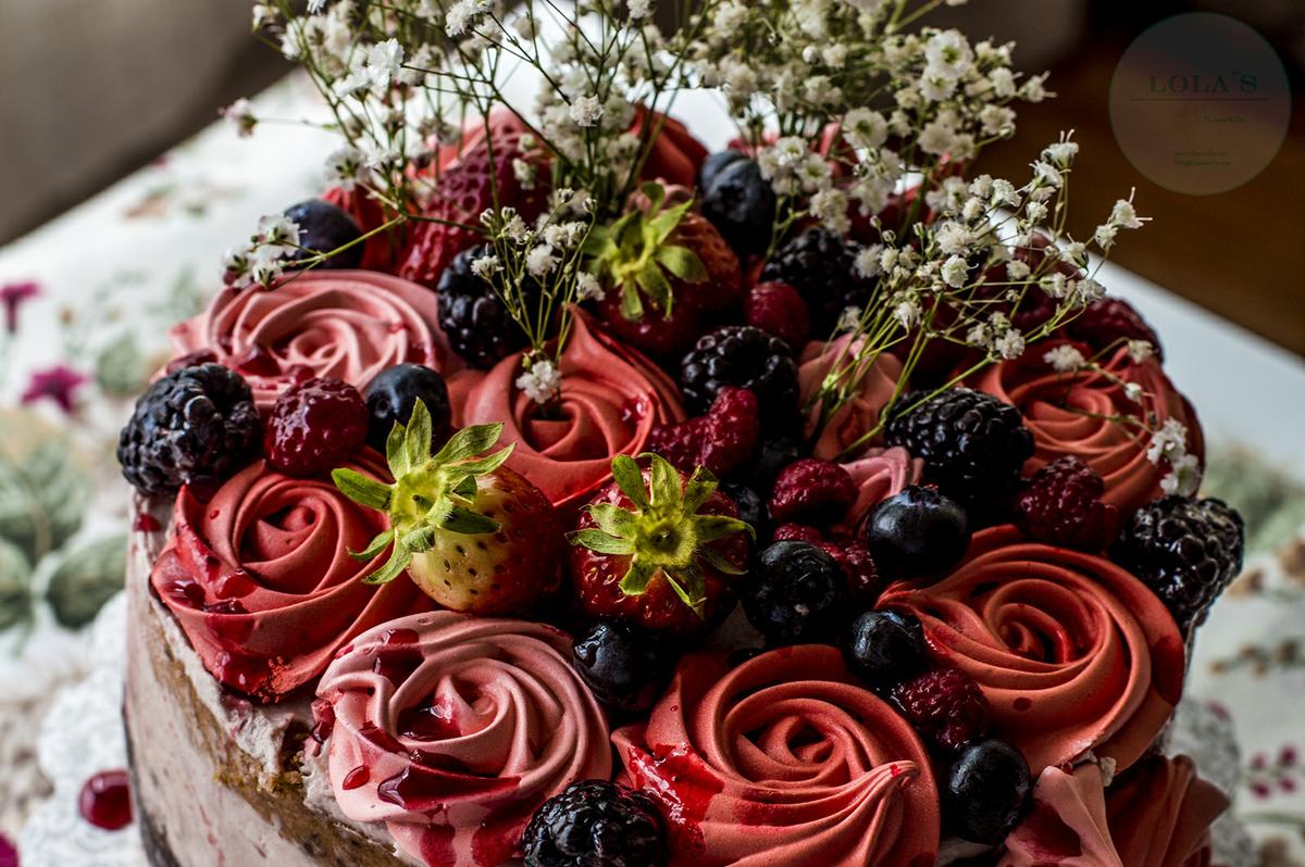 Naked Cake de Chocolate y frutos rojos