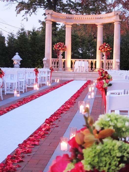 Decoración rojo Feng Shui eventos
