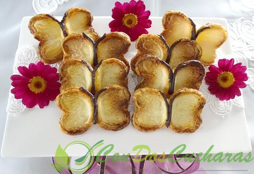 Mariposas de hojaldre