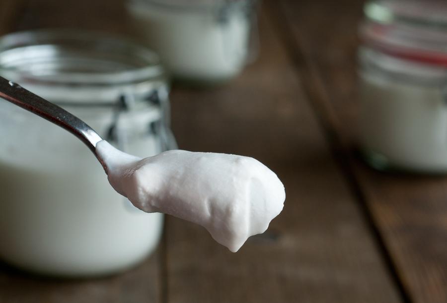 Yogur de coco cremoso