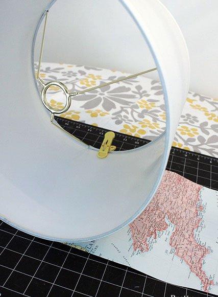 pantallas de lamparas DIY pretty handy plantilla
