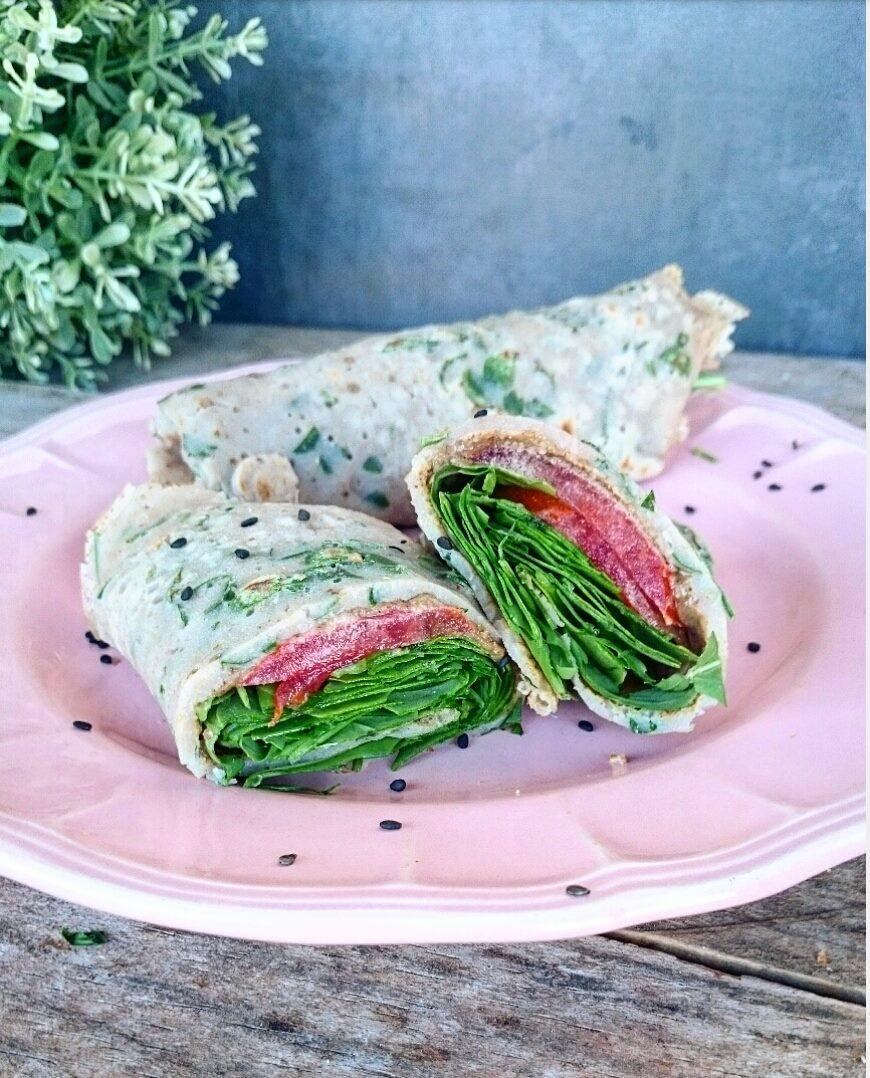 Creppes de trigo sarraceno con relleno