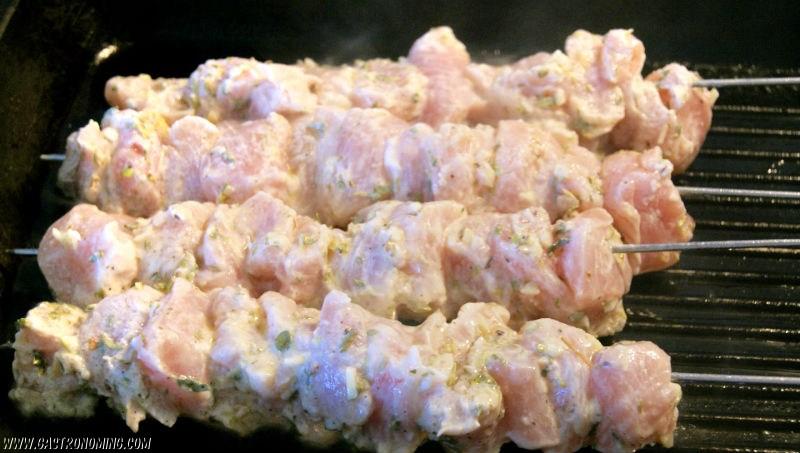 Souvlaki de pollo