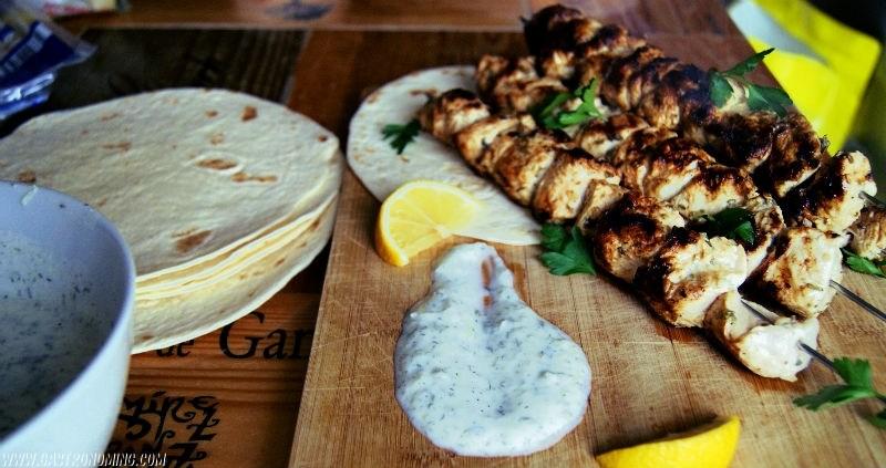 Souvlaki de pollo