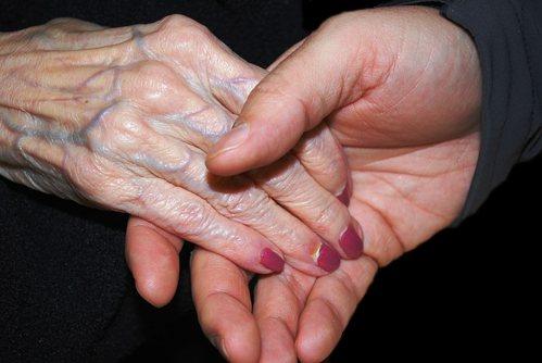 piel manos viejas