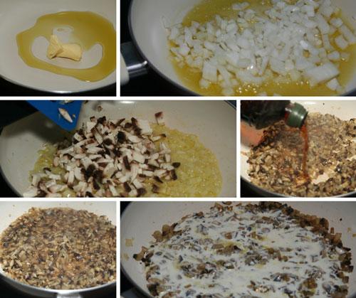 preparar-la-salsa-de-champiñones-para-el-pollo