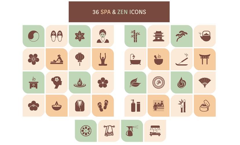 spa-zen-icon-set