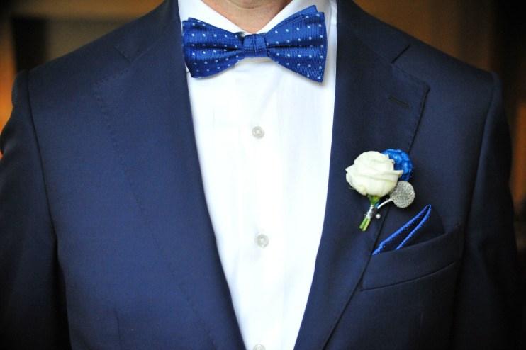 Azul índigo para una boda informal