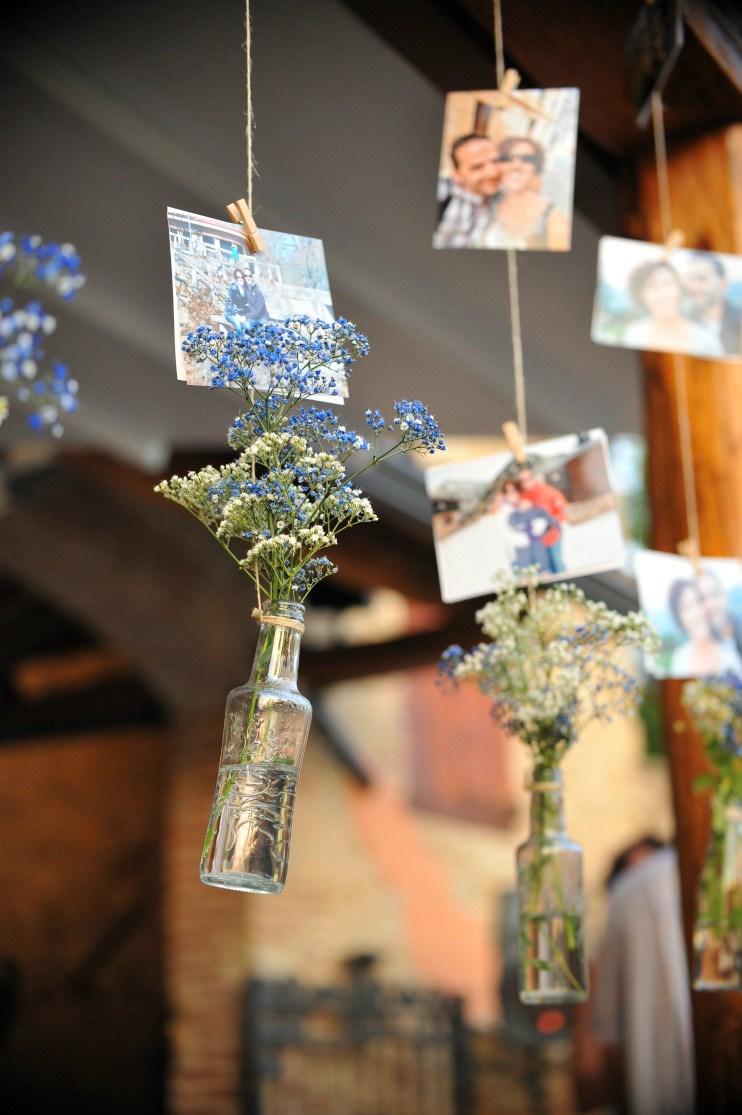 Azul índigo para una boda informal