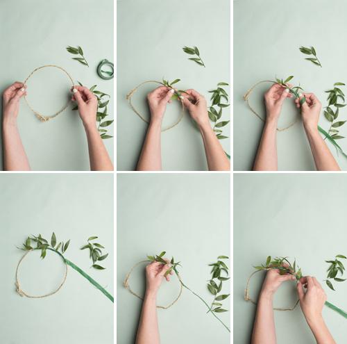 Pasos para hacer una corona