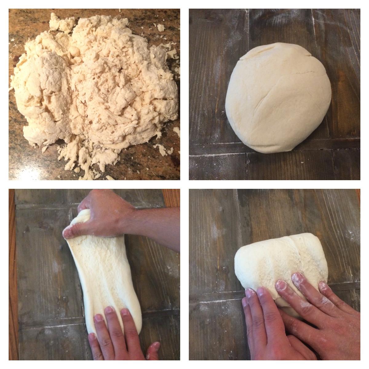 Preparando la masa del Lahmacun