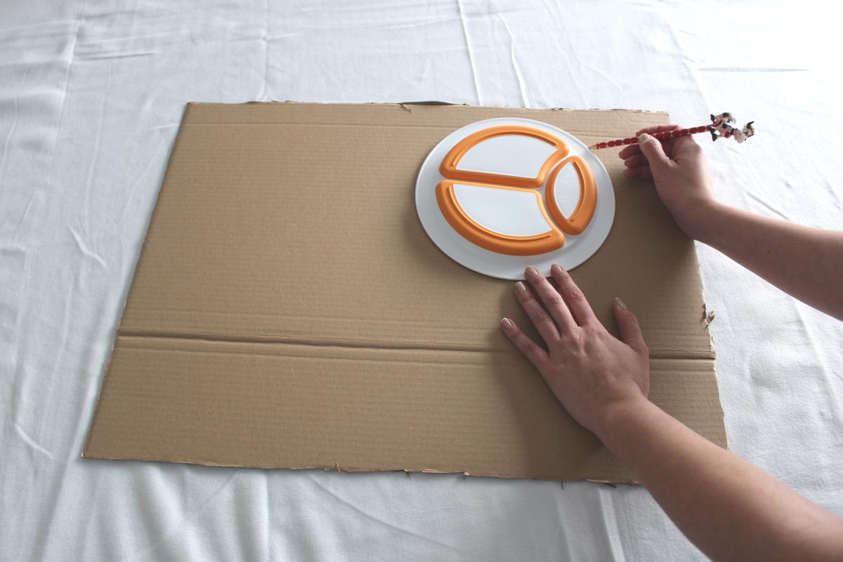 Crea tu silueta con un plato
