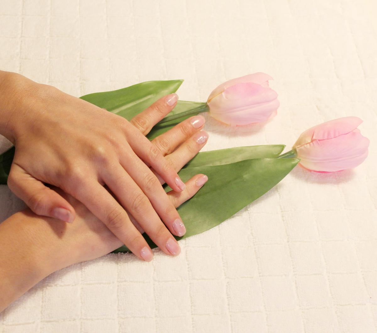 Manicura inicial sin esmaltar