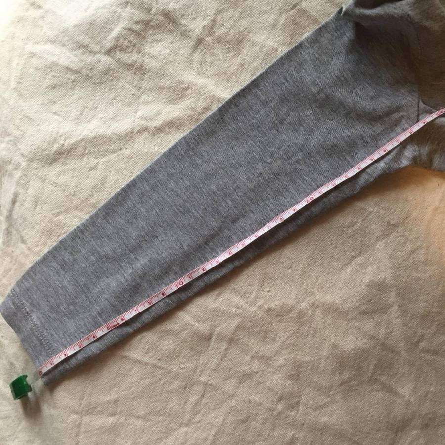 Adaptar talla patrones de punto mangas 2