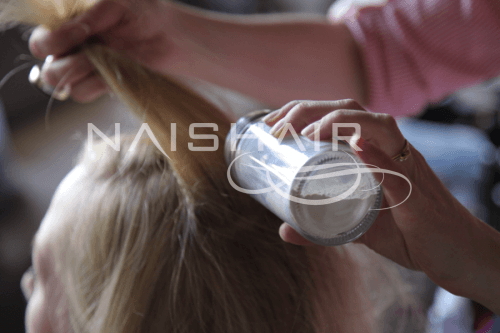 Aplicar champú seco