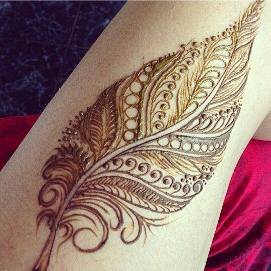 Tatuajes de henna hoja