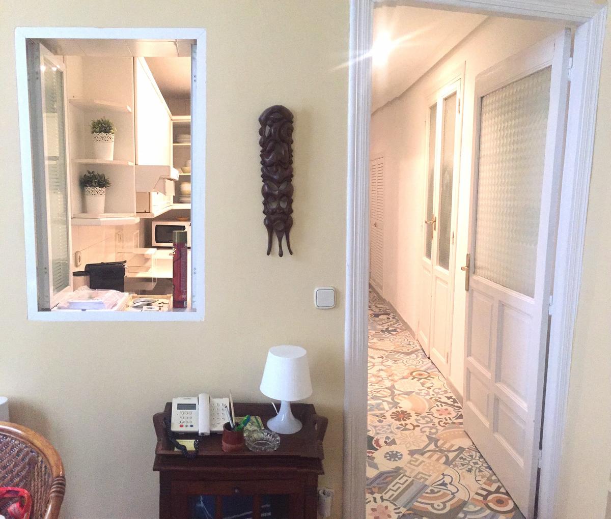 pasillo suelo hidraulico