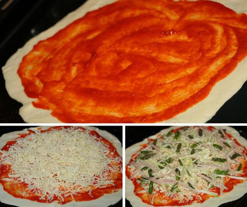 preparar-la-Pizza-con-Espárragos-Trigueros