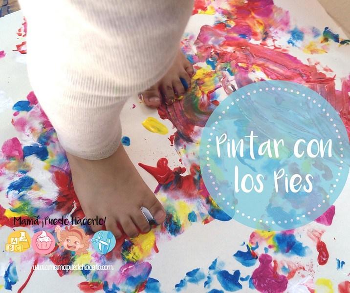 Pintar con los pies