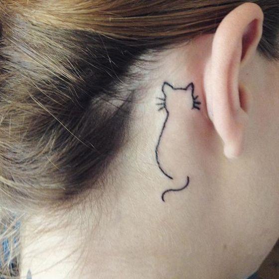 tatuaje de gato