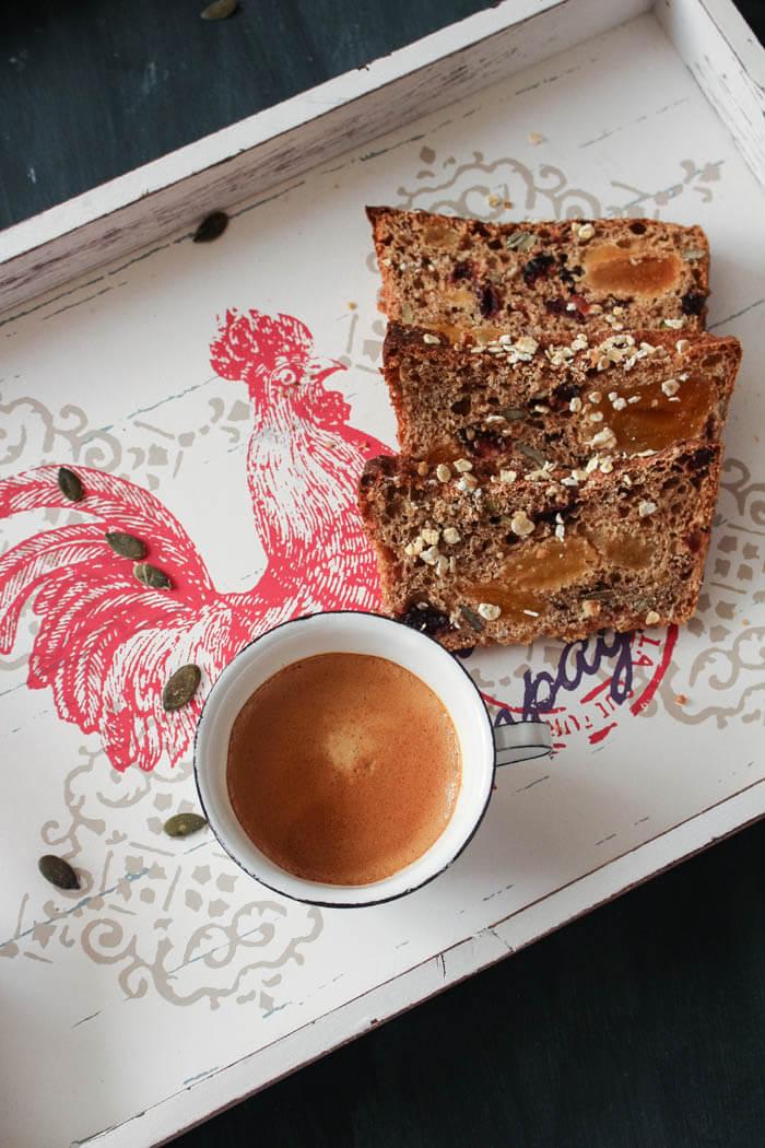 Pan integral para un desayuno de domingo