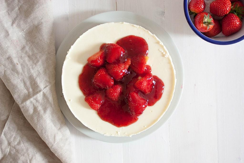 Receta de tarta de chocolate blanco