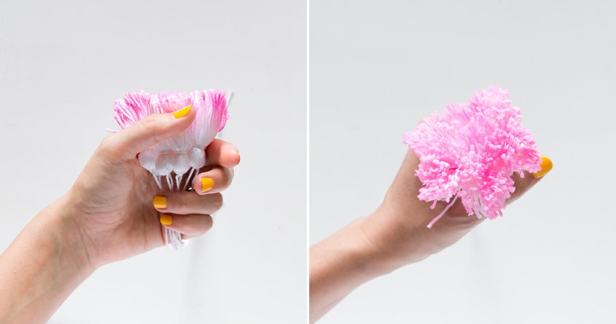 Tassels de colores, visto en "I ama Mess Blog"