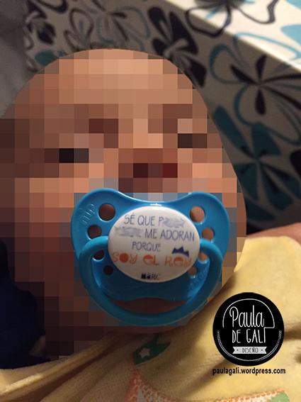 chupete personalizado niño