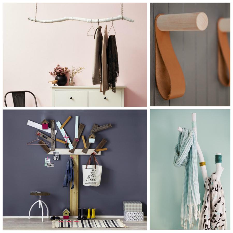 colgadores perchero DIY