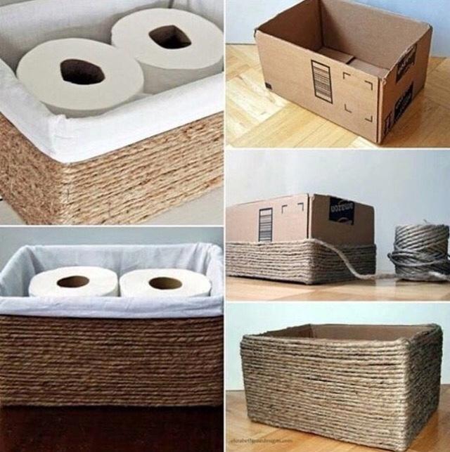 DIY Caja para el baño