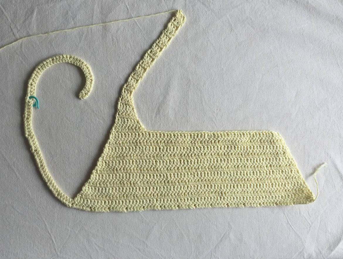 Frente top de ganchillo kenpo