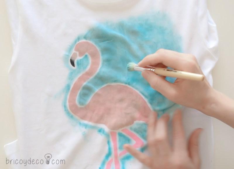 customizar una camiseta con Markal Paintsticks