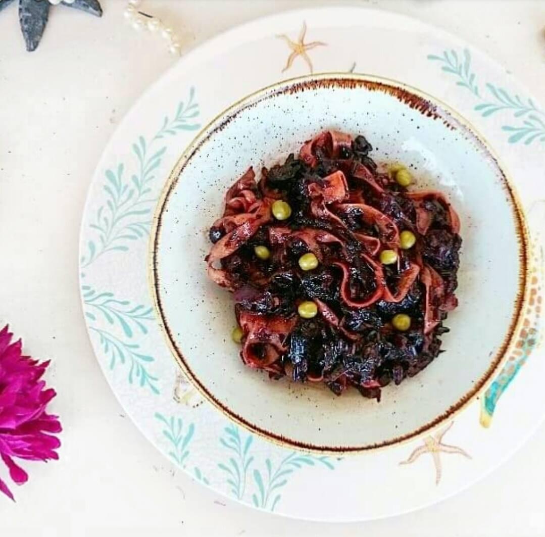 Arroz marinero prohibido vegano