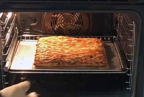 A cocer el hojaldre