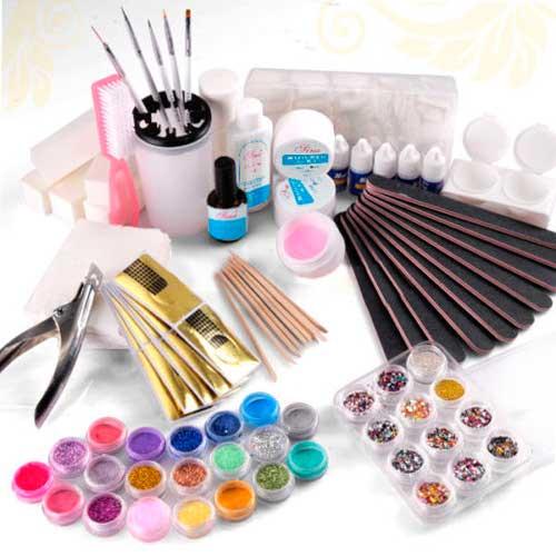 Kit para uñas de porcelana