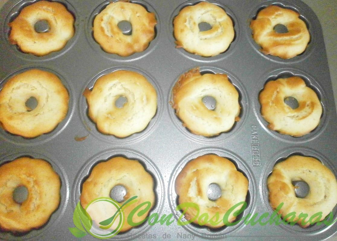 Rosquillas de ron al horno