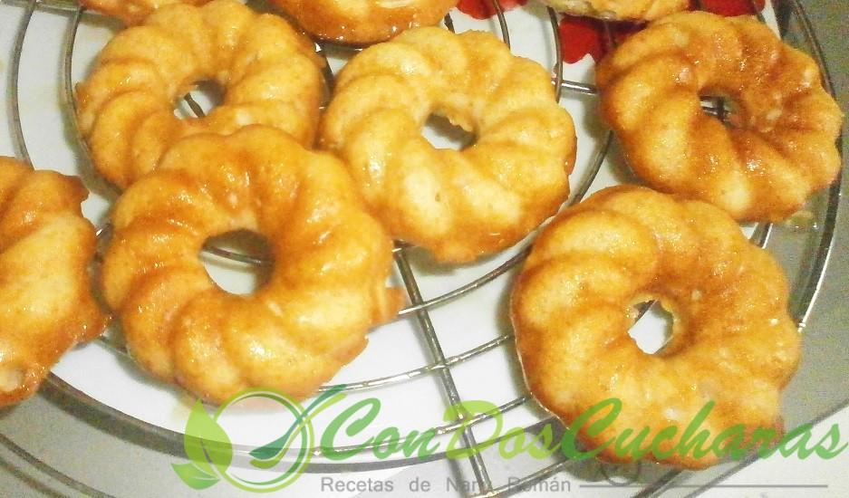 Rosquillas de ron al horno