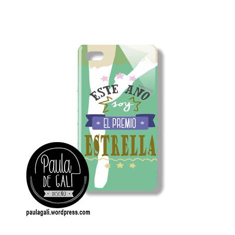 carcasa ESTE AÑO SOY EL PREMIO ESTRELLA personalizada