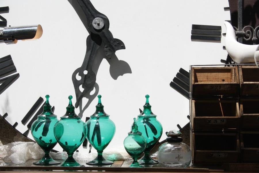 jarrones-de-cristal-verde-decoracción-2016