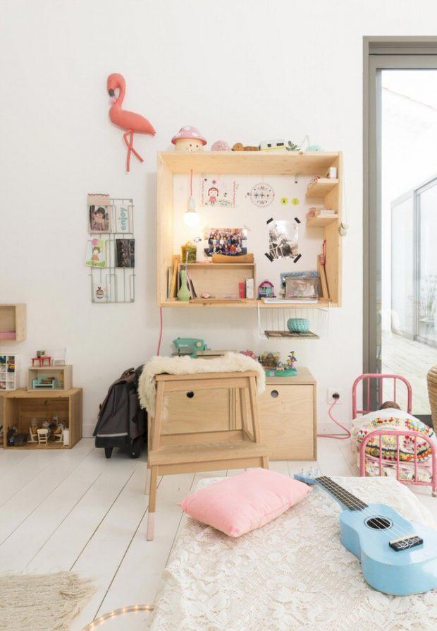 kid wooden bedroom