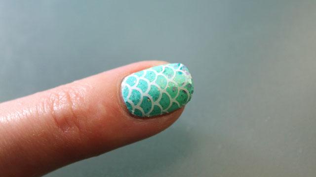 uñas sirena paso a paso verano