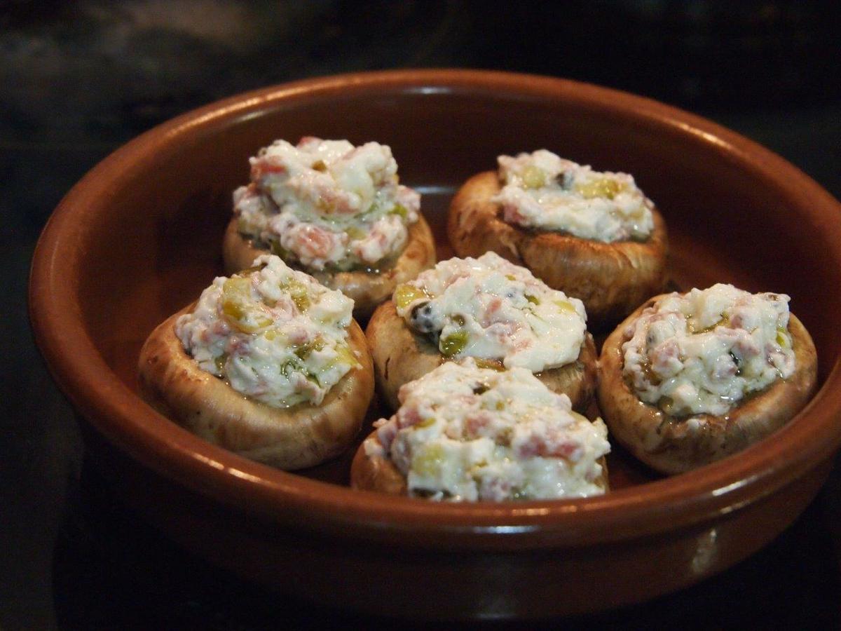 Champiñones rellenos
