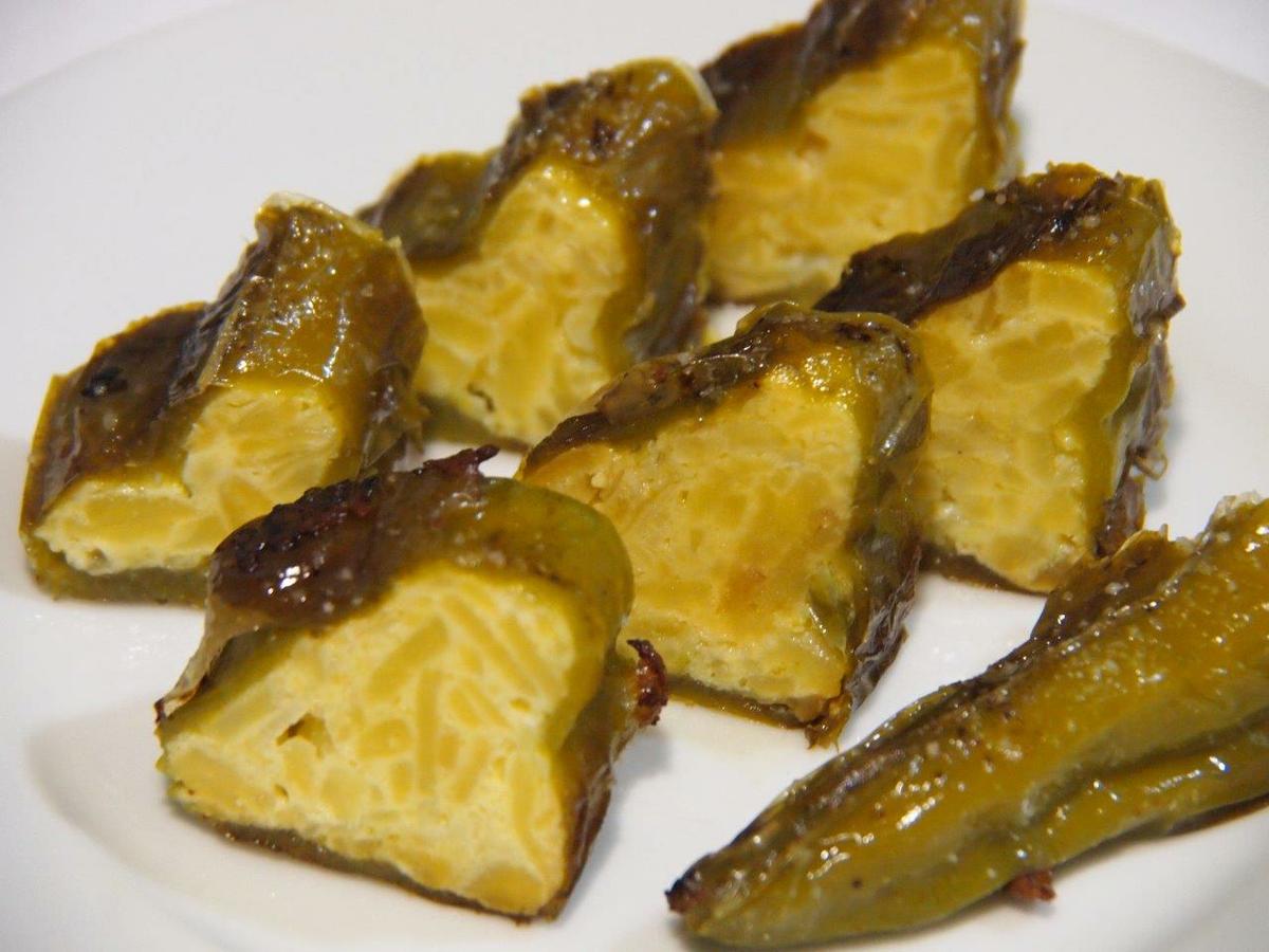 pimientos rellenos de tortilla